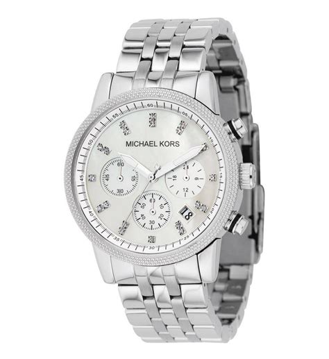 montre michael kors femme mk5020|Michael Kors Women's MK5020 Silver Chronograph Knurl Top .